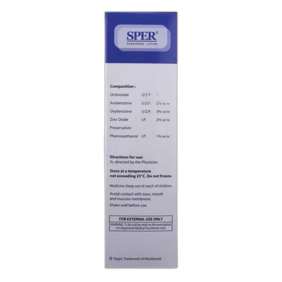 sper sunscreen spf 40 lotion 100 ml
